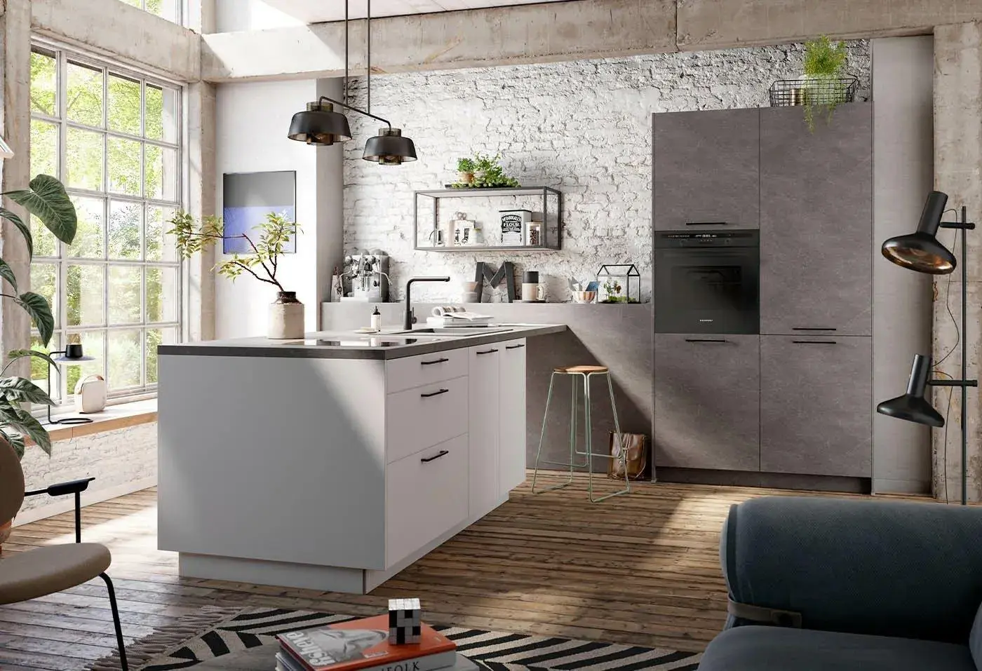 CONCEPT Küche in grau